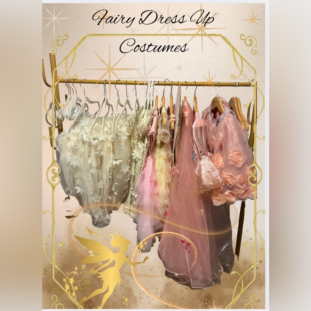 Fairy Dress Up Costumes in Pink and Cream